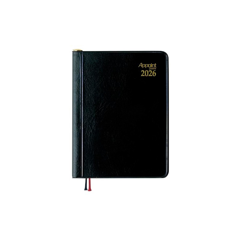 Daigo Notebook 2026 Schedule Book Appointment Weekly 2-Week Spread Black