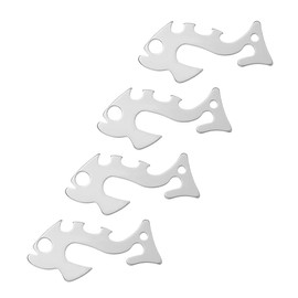 Sosoport Outdoor Camping Gear Tent Rope Fastener Guy Rope Adjusters Buckle Tier