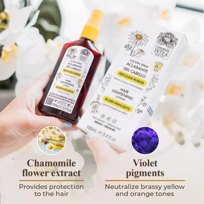 Intea Chamomile Natural Blonde Highlights Hair Lightener - Spray Chamomile