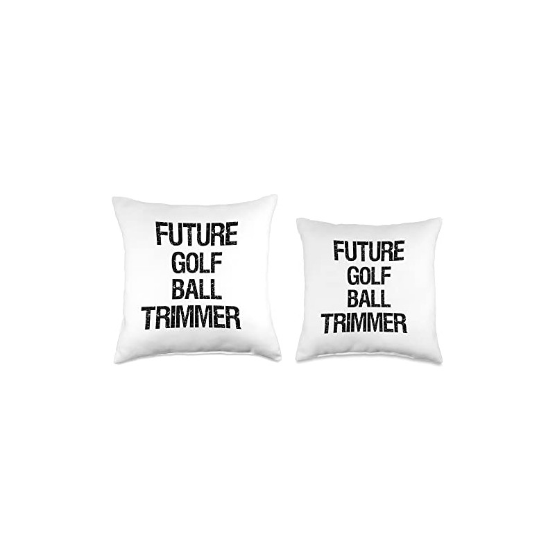 Future Golf Ball Trimmer Throw Pillow, 18x18, Multicolor