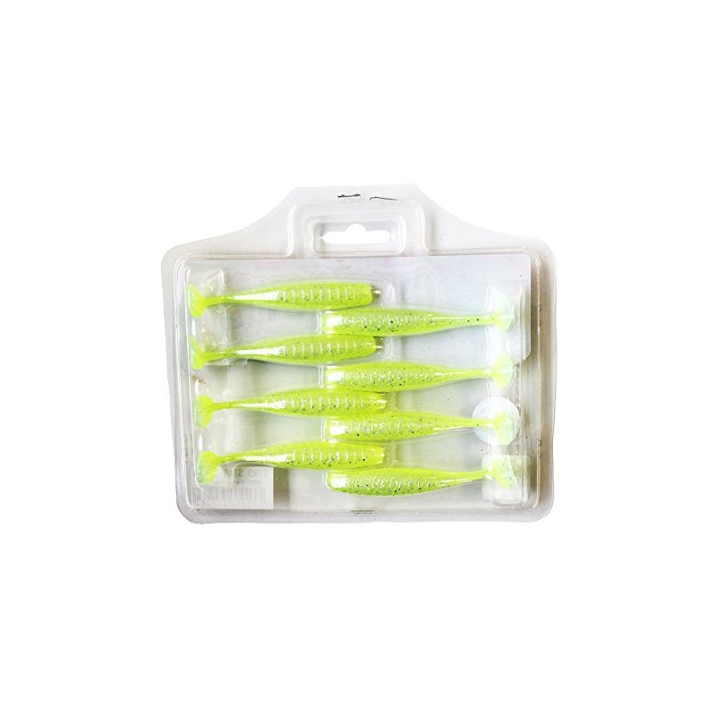 ジークラック(GEECRACK) ワーム ジャイロスター 3インチ チャート/シルバーフレーク #231 ルアー