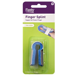 Flents Finger Splint, 2-Sided Splint, Medium, Supports & Protects Injured Finger