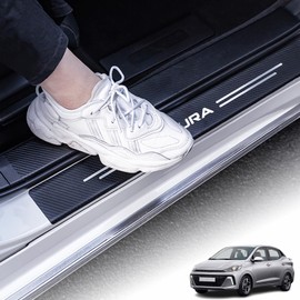 Kurtz Nissan AURA FE13 FSNE13 E13 Series, September 2021 - Present Special Design, Side Step Guard, Scuff Plate, Protective Sticker, Interior Parts, Accessories, Door Guard Sticker, Leather Material