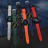 WOCCI 22mm Watch Strap, FKM Rubber Band, Quick Release, Black