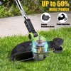 Cordless Weed Wacker Electric Weed Eater 12" 20V String Trimmer