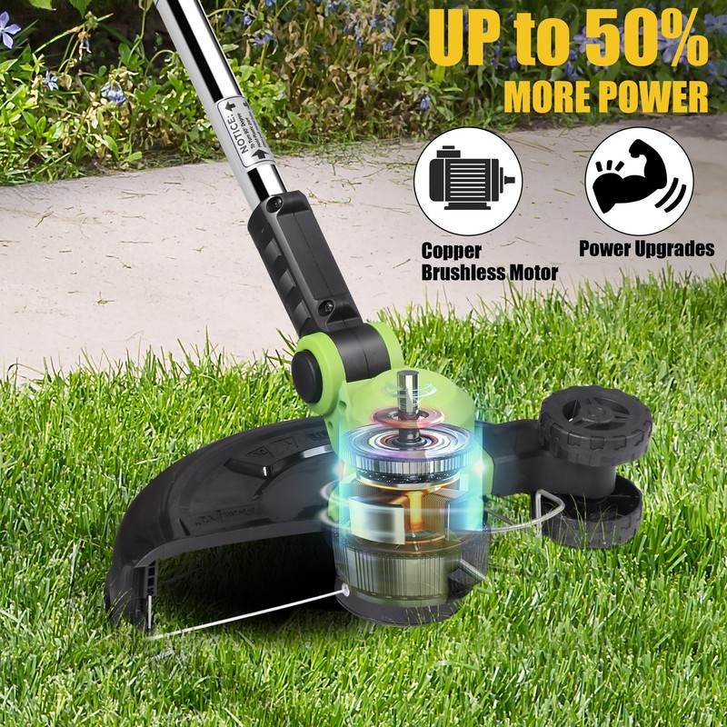 Cordless Weed Wacker Electric Weed Eater 12" 20V String Trimmer