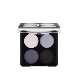 Flormar Colour Eyeshadow Palette Fine Texture & Mat/Shimmer 4 Eyeshadow Palette 002 - Black Dust