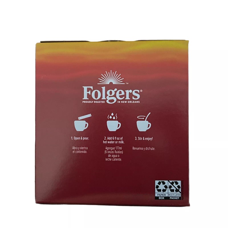 Folgers Classic Medium Roast Instant Coffee (24 Single Serve Packets/Box)