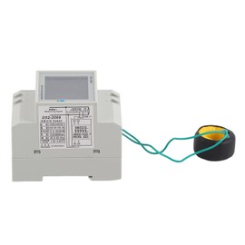 AC Voltage Current Power Meter Rail Type Monitor LCD Ammeter Voltmeter Multimeter D52‑2066 250‑450V 0‑30000W