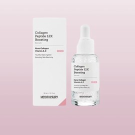 Collagen Peptide 12X Boosting Serum 30ml x 2 Elasticity Wrinkle Anti-Aging Meditherapy Essence / 콜라겐 펩타이드 12X 부스팅 세럼 30ml 2개 탄력 주름 안티에이징 메디테라피 에센스