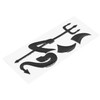 sourcing map Car Little Devil Demon 3D Reflective Waterproof Sticker