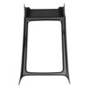 Central Console Water Cup Holder Trim Frame Carbon Fiber Style