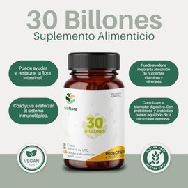 Innata Bioflora Probióticos y Prebióticos en Cápsulas (35 cápsulas de 426 mg)                                                                         