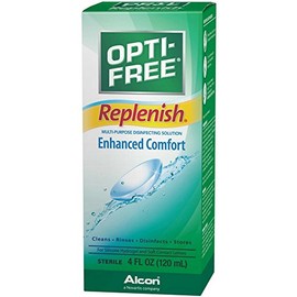 Opti-Free Replenish (New) Size 4z Opti-Free Replenish Solution for Silicon Hydrogil and Soft Contact Lenses