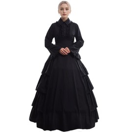 GRACEART Medieval Victorian Renaissance Ball Gown Fancy Dress Cosutume (Large)