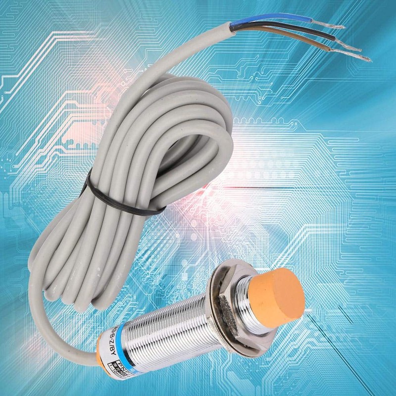 Sensor de proximidad inductivo, 10 mm de distancia 3 hilos