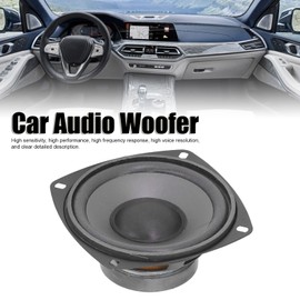 Leapiture Car Audio Speaker, 5in Car Audio Woofer 400W 4 Ohm Universal 12V 93dB High Sensitivity for Auto Sound System