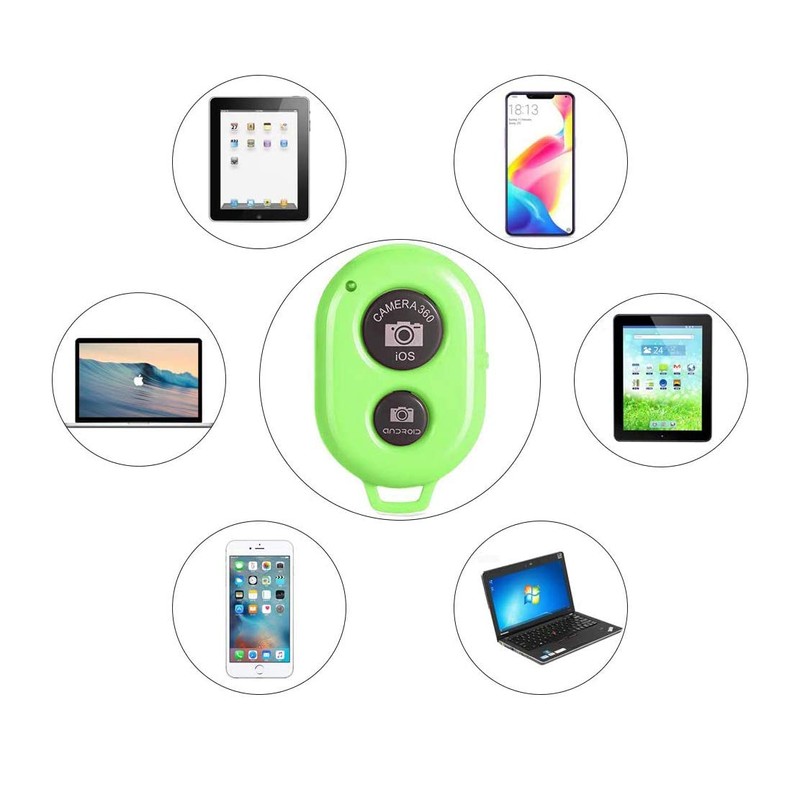 AngelReally Wireless Camera Shutter Remote Control for Smart Phones- Compatible