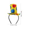 TOYANDONA Clown, cappello da clown, costume di carnevale, divertente performance,