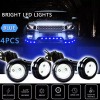 CHUSYYRAY 4x 8000K Blue LED Boat Light Waterproof Outrigger Spreader