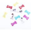 5 Pcs Black Dog Hair Clips Mini Bone Dog Barrette