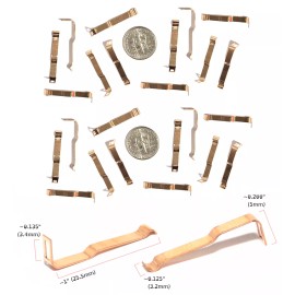 Aurora 24pc Aurora Slot Car Thunderjet T-Jet Tuff Ones New Made Pick Up Shoes BTO 1350