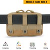 Molle Admin Pouch, Military Men Horizontal Belt Bag Utility Tactical