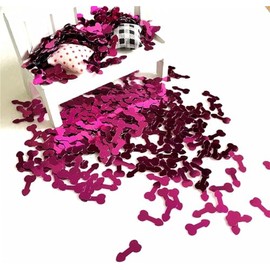 Bachelorette Glitter Confetti Naughty, Bachelorette Party Decorations Naughty Confetti, 3000Pcs Table Decoration for Valentine's Day Wedding Engagement Supplies (Pink)
