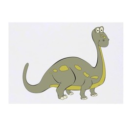 'Dinosaur Cartoon' Temporary Tattoo - Water Resistant, Skin-Safe, Non-Toxic Transfer (TO00080999)