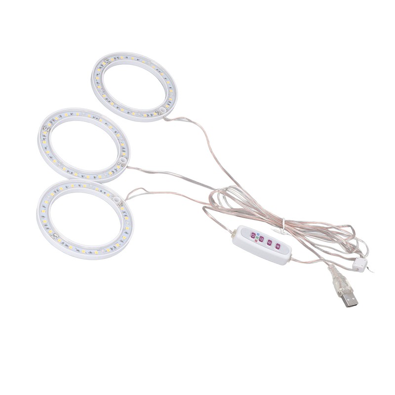 LED Plant Grow Lights Full Spectrum USB Growing Light Timing