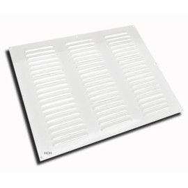 Ventilation Grille LG-5040 W Slat Grille Aluminium White Powder Coated 500 x 400 mm Supply Air Exhaust Grille