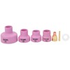 Ceramic Welding Cup Set Alumina Torch Gas Lens Kit Industrial