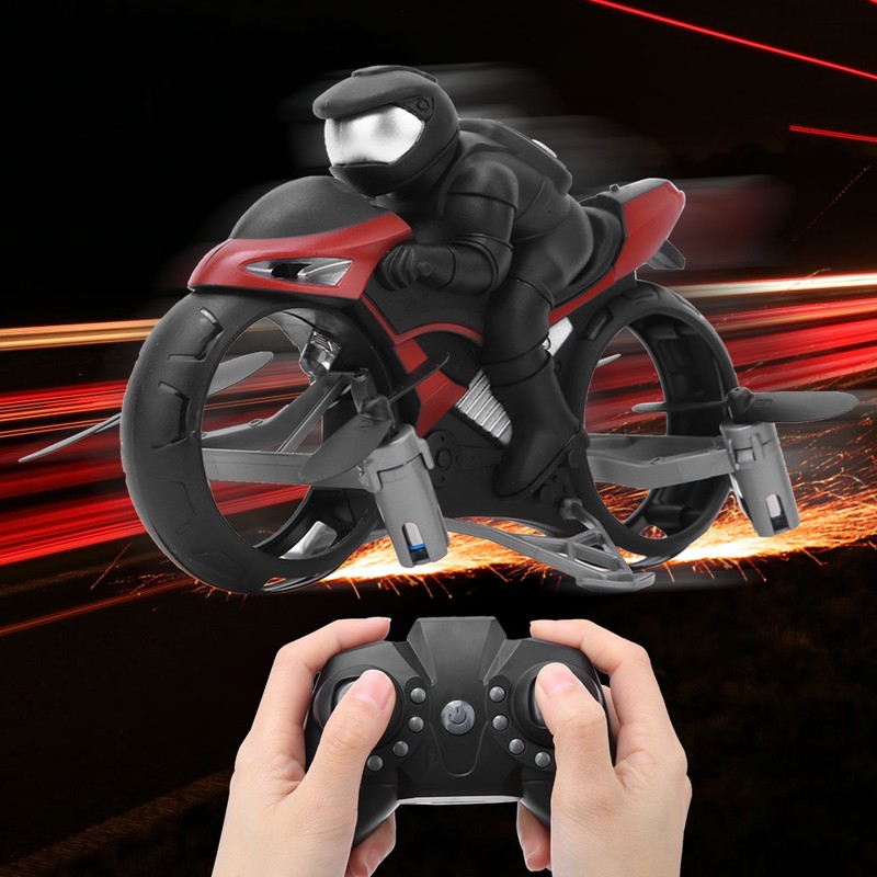 Stunt Motorcycle Toys 2 In 1 Land Air Fly Motorcycle