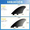 Krovat FCS Compatible Surfboard Twin Fins K2 TWIN KEEL Fiberglass