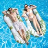CLHXWU Inflatable Water Hammock, Air Mattress Pool Adults, Floating Air
