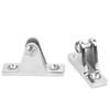 2pcs Bimini Top 90° Deck Hinge 316 Stainless Steel Heavy