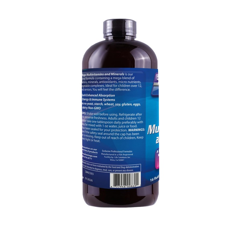 Drs Advantage - Liquid Mega MultiVitamins & Minerals 16oz. [Health