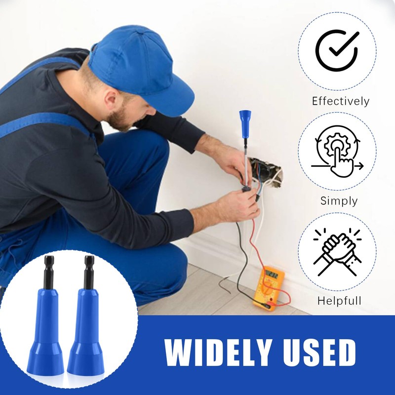 2Pcs Wire Twister Tool, Wire Twisting Spinner, Wire Nut Driver