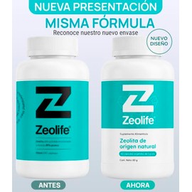Zeolita Activada Clinoptilolita Micronizada Pack 5 Frascos 300 Cápsulas 1g Zeolite Mineral Natural De Origen Volcánico Alta Pureza Cápsula Vegetal Fór