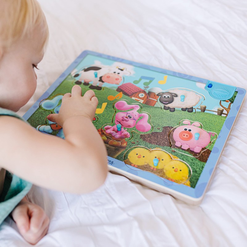 Melissa & Doug Blue's Clues & You! Wooden Sound Puzzle