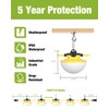 YXL 16000LM 130W Construction String Lights, 100FT Industrial LED String