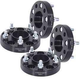 SCITOO 4X 5 Lug Wheel spacers 1 inch 5x4.5 to 5x4.5 with 12x1.5 67.1mm Compatible with for Azera for Elantra for Tiburon