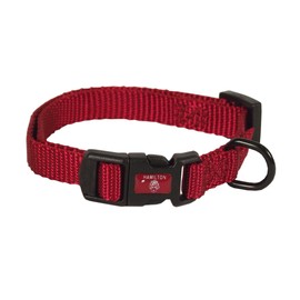 Hamilton Adjustable Nylon Dog Collar - Various Sizes and Colors