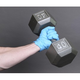 Daxwell Nitrile Gloves, Powder Free, Extra Large, Blue, F10001524 (Case of 1,000, 10 Boxes of 100)