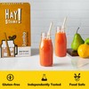 HAY! Straws | Wrapped Jumbo 8" Drinking Straw | 250