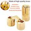 Qrity Pack of 3 Concealed Copper Hinge, Barrel Hinge Invisible,