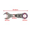 Takagi Gachi Wrench Flexible, 0.7 in (17 mm), 0.3 in