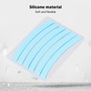 30 Pairs Silicone Eyelash Lift Curved Shape Reusable Soft Rods