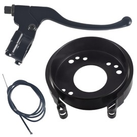 VCUJSUC 4.5" Rear Drum Brake Band with 65" Brake Cable Handle Lever For Go Kart Yard Cart Mini Bike Yerf-Dog ATV UTV Motorcycle