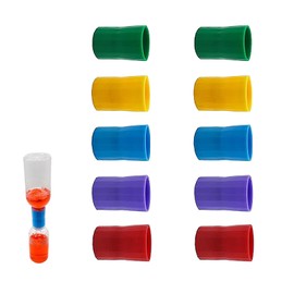 Pack of 10 Hexagonal Water Bottle Tornado, Tornado, Water Swirler Bottle Connector, Connector Bottle, for Manufacturing, Scientific Experiment, Testing, Education, Structured